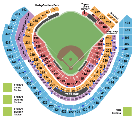 American Family Field Seating Chart